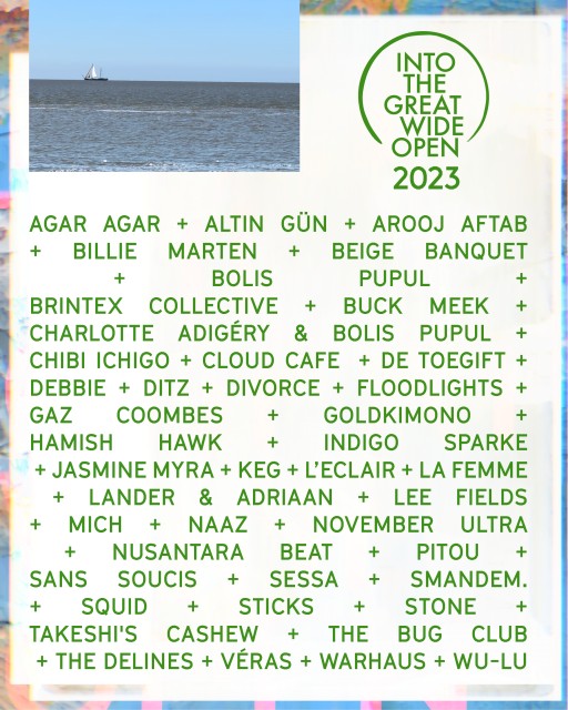 Het affiche voor Into The Great Wide Open 2023 is vijftien muzikale acts rijker